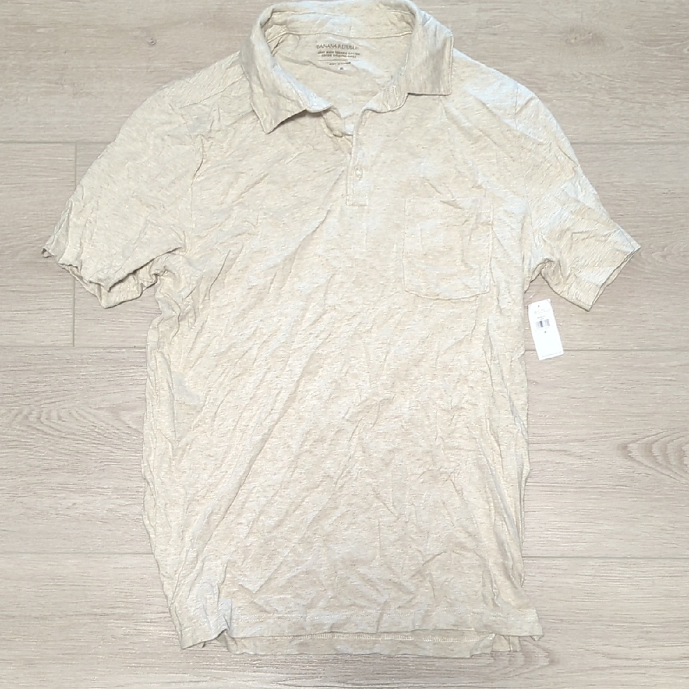Banana Republic Light Beige Polo Shirt